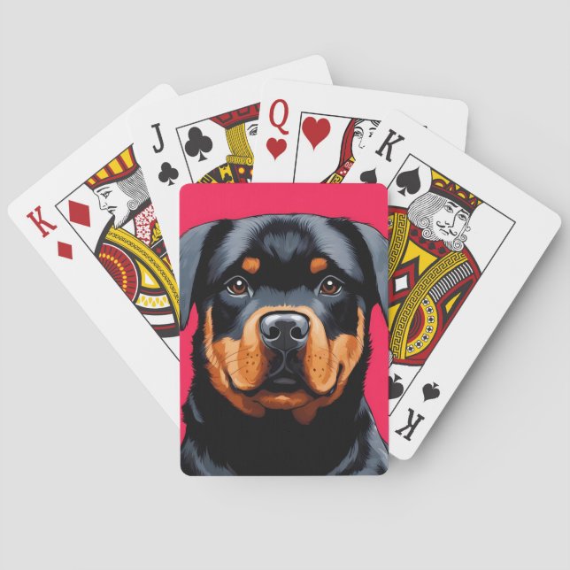 Jeu De Cartes Rottweiler (dos)