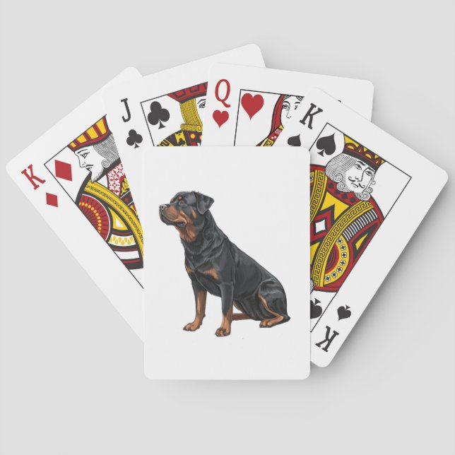Jeu De Cartes Rottweiler (dos)