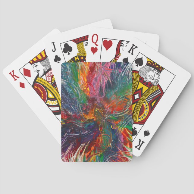 Jeu De Cartes Roue chromatique spectrale (dos)