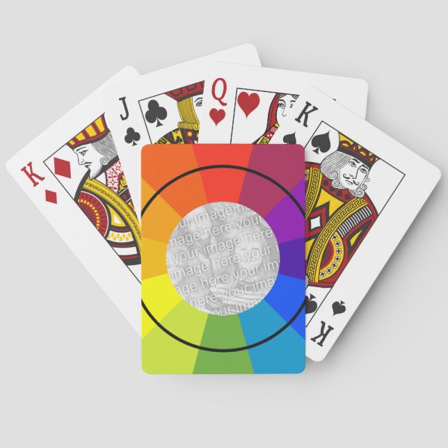 Jeu De Cartes roue couleur (dos)