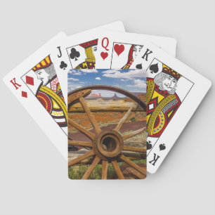 Jeu De Cartes Roue de chariot en gros plan, Arizona