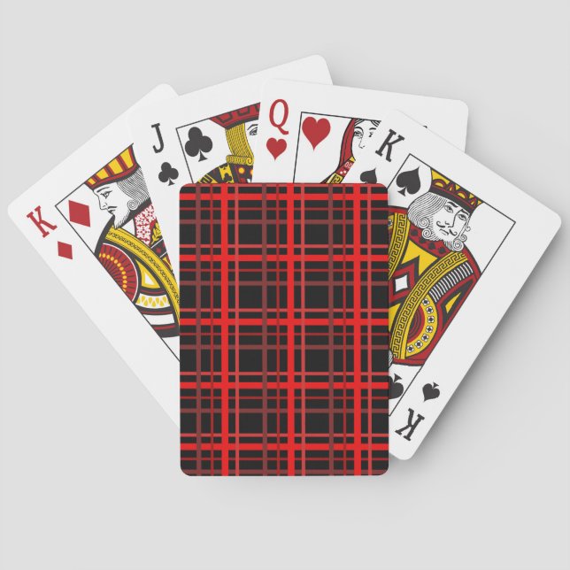 Jeu De Cartes Rouge et noir (dos)