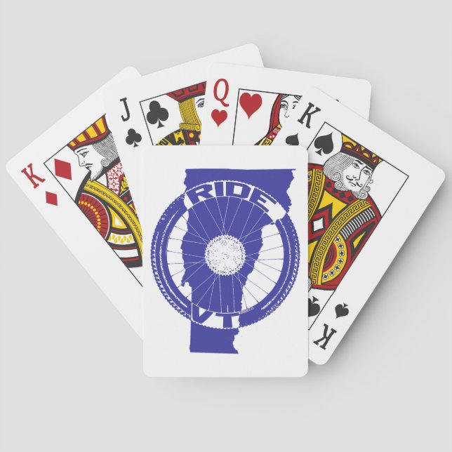 Jeu De Cartes Rouler au Vermont (dos)