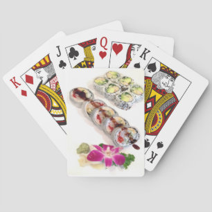 Jeu De Cartes Roulés de sushi californiens
