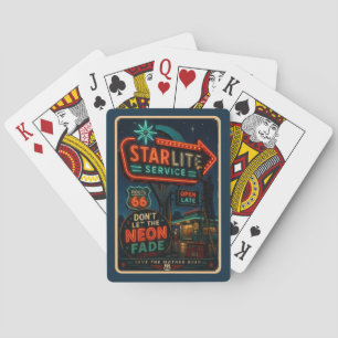 Jeu De Cartes Route 66 Starlite Neon Mother Road Revival