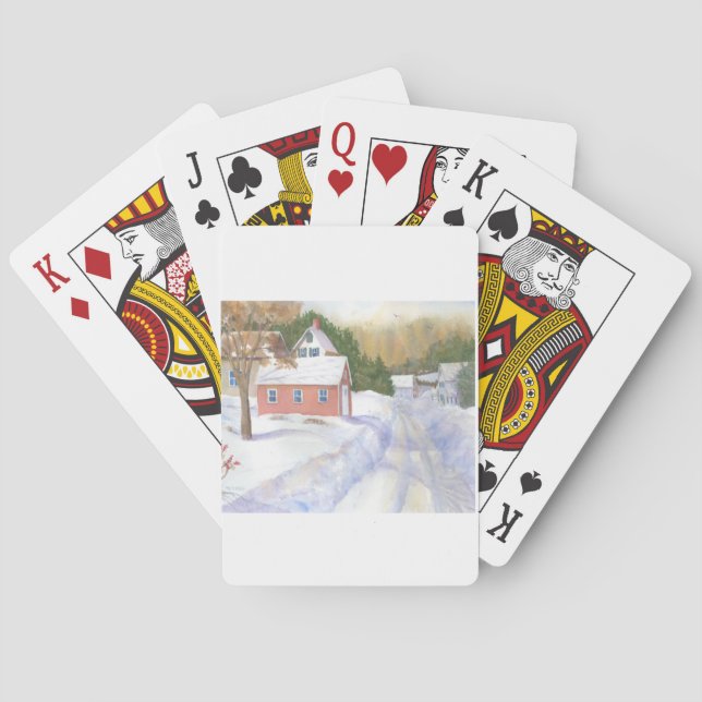 Jeu De Cartes Route Sheepscott Maine (dos)