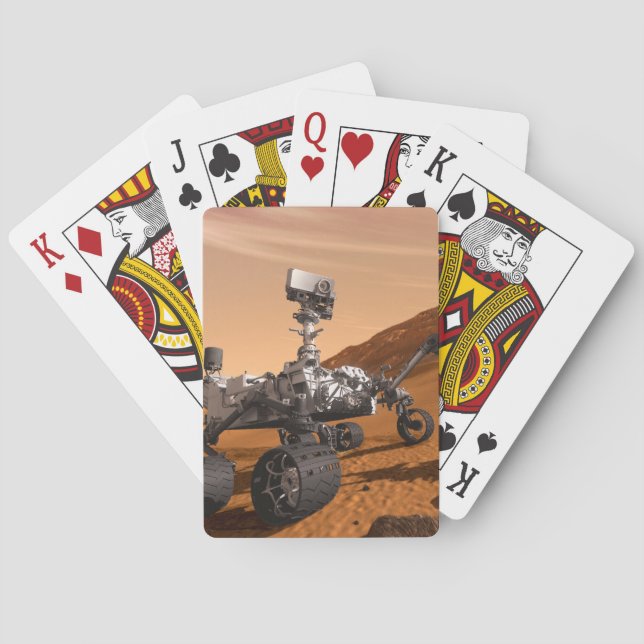 Jeu De Cartes Rover Curiosity Du Laboratoire Scientifique Mars. (dos)