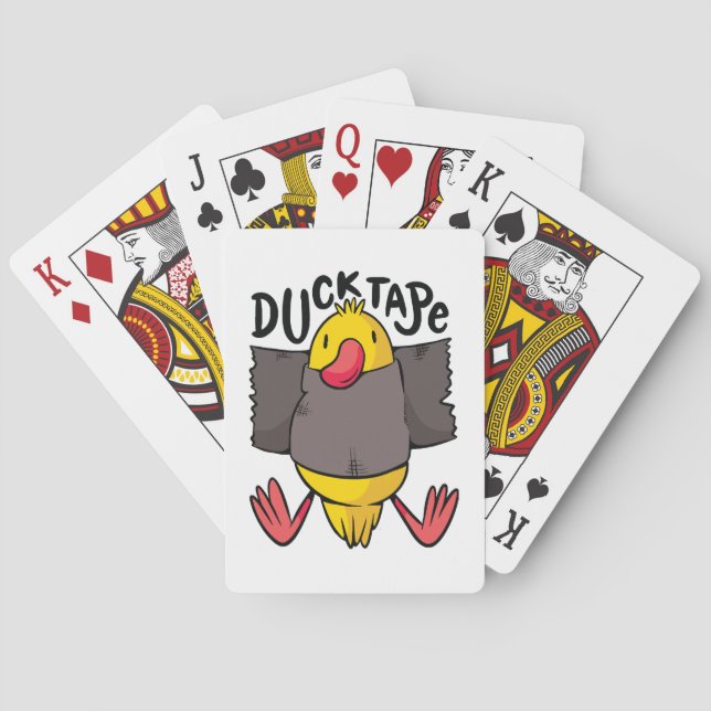 Jeu De Cartes Ruban Canard Drôle (dos)