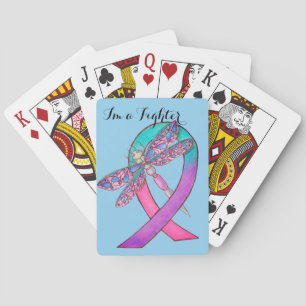 Jeu De Cartes Ruban du cancer de la thyroïde