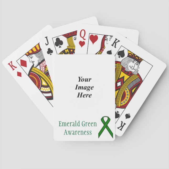 Jeu De Cartes Ruban Emerald Green Standard par Kenneth Yoncich (dos)