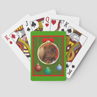 Jeu De Cartes Rubis d'épagneul de jouet anglais