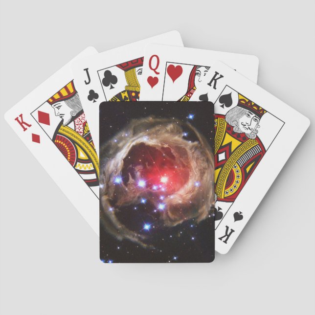 Jeu De Cartes Ruby Red Supergigantesque étoile poussière (dos)