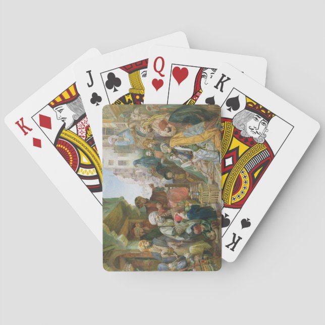 Jeu De Cartes Rue à Cairo (w/c on paper) (dos)