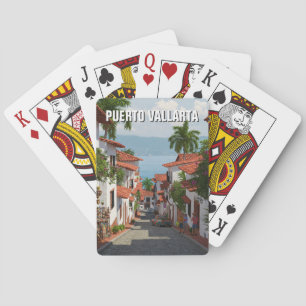 Jeu De Cartes Rue à Puerto Vallarta Mexique Voyage