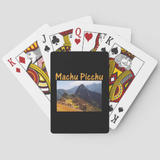 Jeu De Cartes Ruines de Machu Picchu Pérou Sunrise