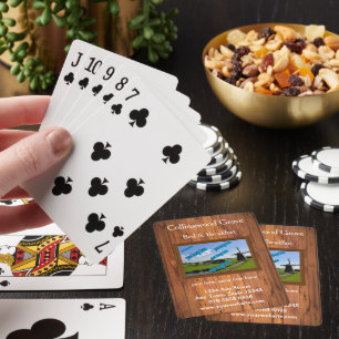 Jeu De Cartes Rustic Chambres d'hôtes 🌿 Promotionnels