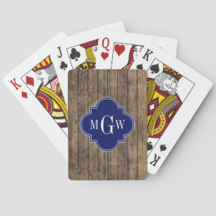 Jeu De Cartes Rustic Wood L
