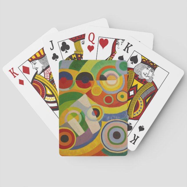 Jeu De Cartes Rythme Joie de vivre par Robert Delaunay 1930 (dos)