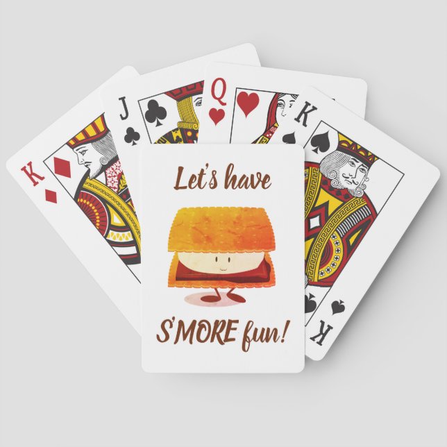 Jeu De Cartes S’more Fun Mignon Alimentation de Dessin Animé (dos)