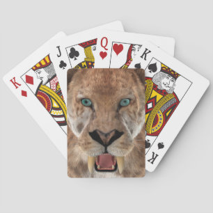 Jeu De Cartes Saber Toothed Ttiger ou Smilodon