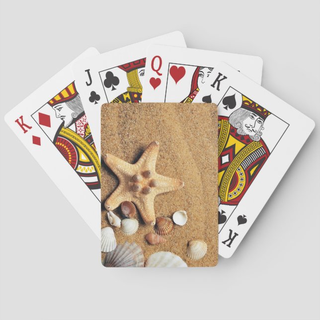 Jeu De Cartes Sable et coquillages (dos)