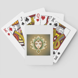 Jeu De Cartes Sac à main émeraude Persan Lady Tote Élégant éve