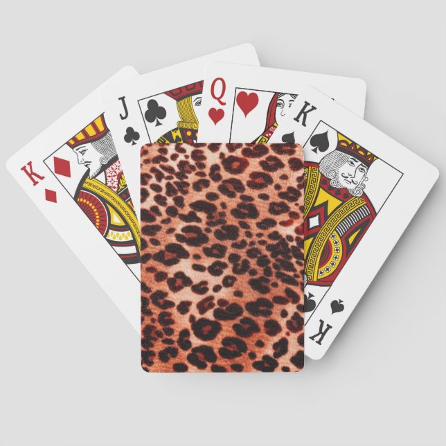 Jeu De Cartes safari orange Art (dos)