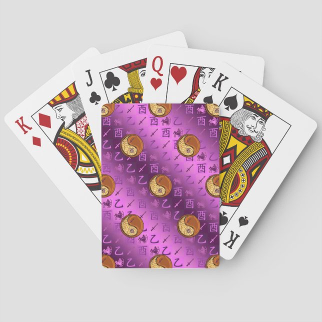 Jeu De Cartes Sagittaire & Coq de Bois (dos)
