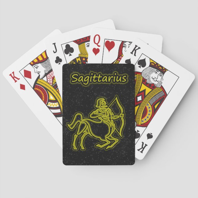 Jeu De Cartes Sagittaire intelligent (dos)
