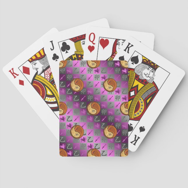 Jeu De Cartes Sagittaire & Lapin de Bois (dos)