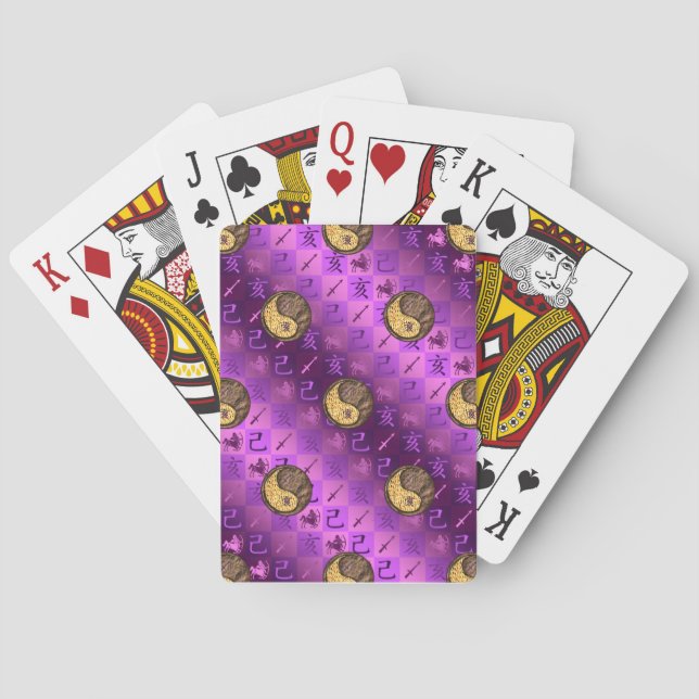 Jeu De Cartes Sagittaire & Terre de Sanglier (dos)