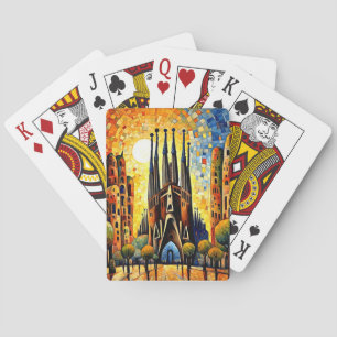 Jeu De Cartes Sagrada illuminée par le soleil