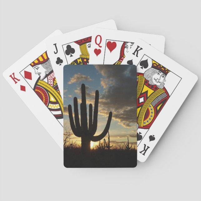 Jeu De Cartes Saguaro Sunset II Arizona (dos)