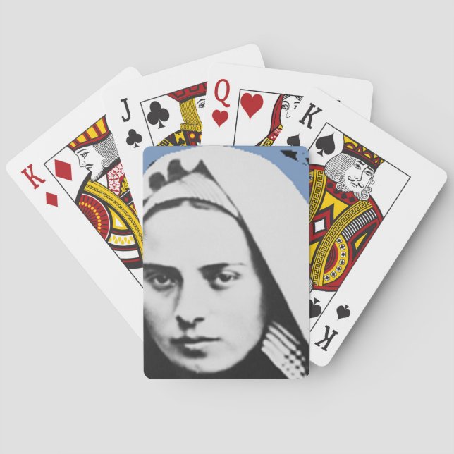 JEU DE CARTES SAINT BERNADETTE SOUBIROUS (dos)
