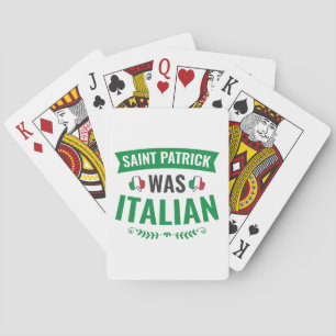 Jeu De Cartes Saint Patrick Était Jour de la Saint Patrick Itali