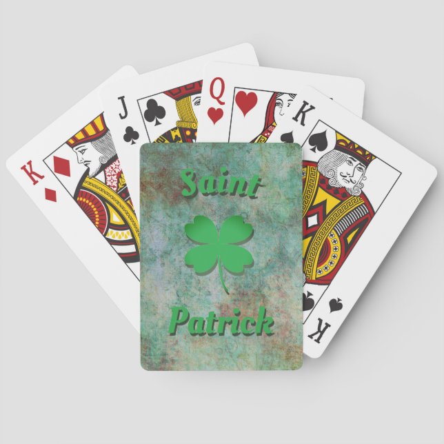 Jeu De Cartes Saint Patrick's Day (dos)