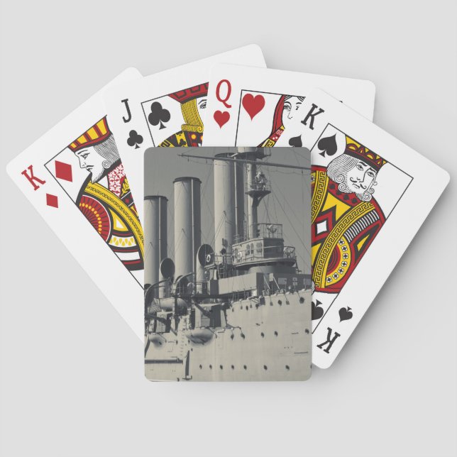 Jeu De Cartes Saint-Pétersbourg, Croiseur Aurora (dos)