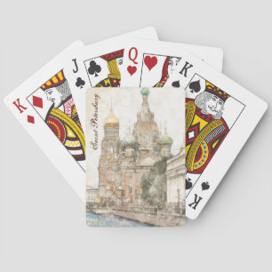 Jeu De Cartes Saint-Pétersbourg Russie Poker Jouer des cartes