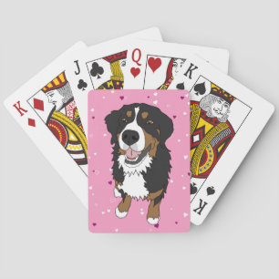 Jeu De Cartes Saint Valentin Bernese Mountain Dog