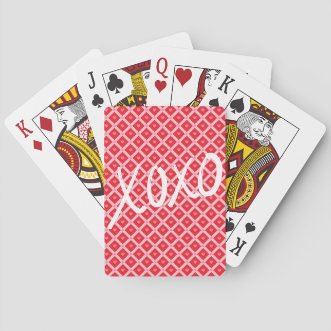 Jeu De Cartes Saint Valentin XOXO (dos)