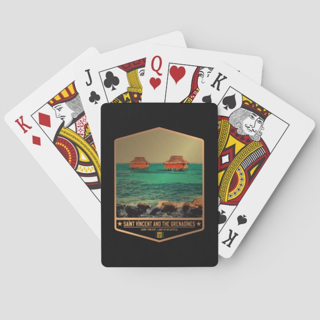 Jeu De Cartes Saint-Vincent-et-les Grenadines (dos)