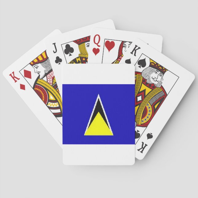 Jeu De Cartes Sainte-Lucie (dos)