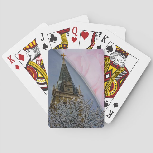 Jeu De Cartes Sainte Rose (dos)