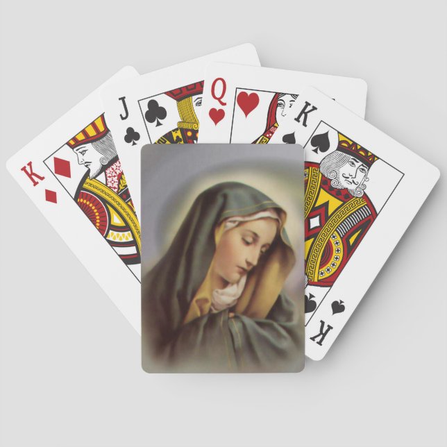 Jeu De Cartes Sainte Vierge Marie (dos)