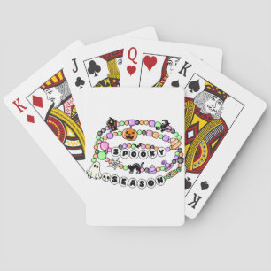 Jeu De Cartes Saison Éffrayante Preppy Halloween Bracelet d'amit