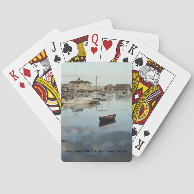 Jeu De Cartes Sakonnet Pt, Sakonnet Harbour, Little Compton, RI (dos)
