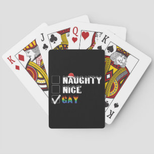 Jeu De Cartes Sale Cadeau de Noël LGBT Fierté Gay Arc-en-ciel