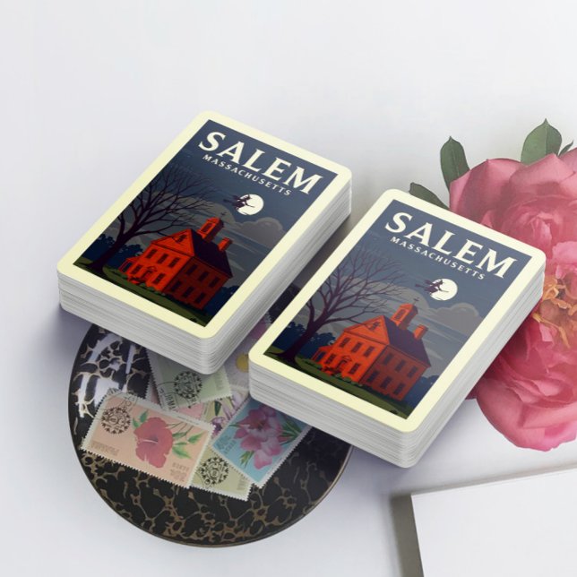 Jeu De Cartes Salem Massachusetts vintage (Créateur téléchargé)