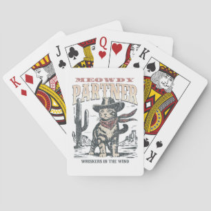 Jeu De Cartes Salut associé Cowboy Chat