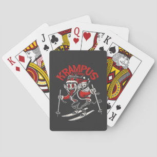 Jeu De Cartes Salut de Noël de Krampus, Diable de Noël